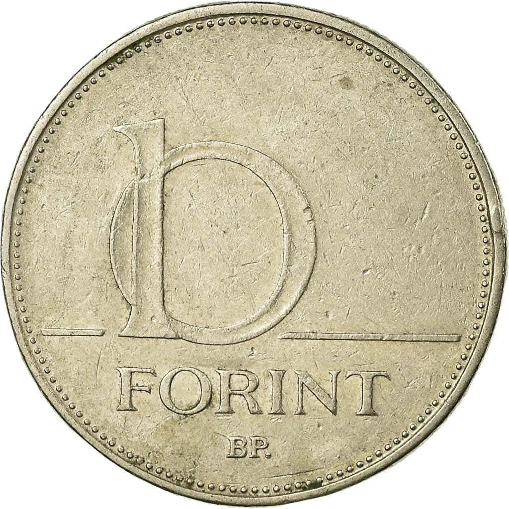 Munten, Hongarije, 10 Forint, 1997, ZF, Copper-nickel, KM:695