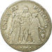Moneda, Francia, Union et Force, 5 Francs, 1801, Perpignan, MBC, Plata