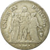 Coin, France, Union et Force, 5 Francs, 1801, Perpignan, EF(40-45), Silver