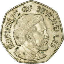 Coin, Seychelles, 5 Rupees, 1976, British Royal Mint, EF(40-45), Copper-nickel