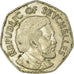 Coin, Seychelles, 5 Rupees, 1976, British Royal Mint, EF(40-45), Copper-nickel