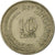 Moeda, Singapura, 10 Cents, 1967, Singapore Mint, EF(40-45), Cobre-níquel, KM:3