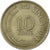 Moeda, Singapura, 10 Cents, 1971, Singapore Mint, EF(40-45), Cobre-níquel, KM:3