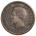 FRANCE, Napoléon III, Centime, 1856, Lille, KM #775.7, VF(30-35), Bronze, Gadour