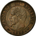 Moneta, Francja, Napoleon III, Napoléon III, Centime, 1856, Lille, MS(60-62)