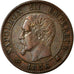 Monnaie, France, Napoleon III, Napoléon III, Centime, 1856, Bordeaux, TTB