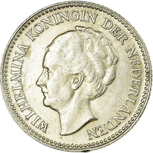 Coin, Netherlands, Wilhelmina I, 1/2 Gulden, 1929, EF(40-45), Silver, KM:160