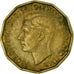 Coin, Great Britain, George VI, 3 Pence, 1944, EF(40-45), Silver, KM:848
