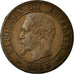 Monnaie, France, Napoleon III, Napoléon III, Centime, 1853, Lyon, TTB+, Bronze
