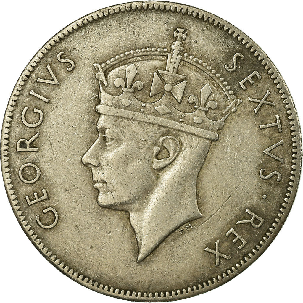 Coin, EAST AFRICA, George VI, Shilling, 1949, EF(40-45), Copper-nickel, KM:31