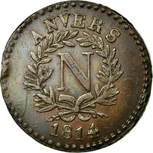 Coin, FRENCH STATES, ANTWERP, 5 Centimes, 1814, Anvers, VF(30-35), Bronze