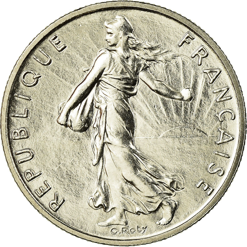 Moneta, Francja, Semeuse, 1/2 Franc, 1981, Paris, MS(65-70), Nikiel, KM:931.1
