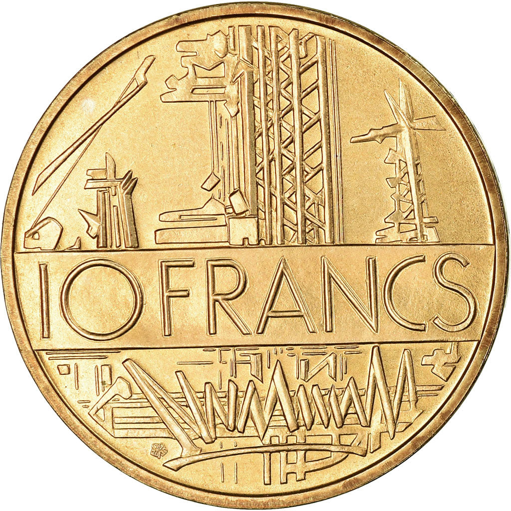 Coin, France, Mathieu, 10 Francs, 1980, Paris, MS(65-70), Nickel-brass, KM:940