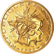 Coin, France, Mathieu, 10 Francs, 1982, Paris, MS(65-70), Nickel-brass, KM:940