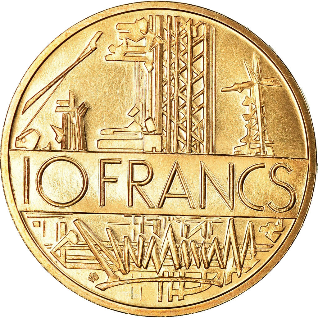 Coin, France, Mathieu, 10 Francs, 1982, Paris, MS(65-70), Nickel-brass, KM:940