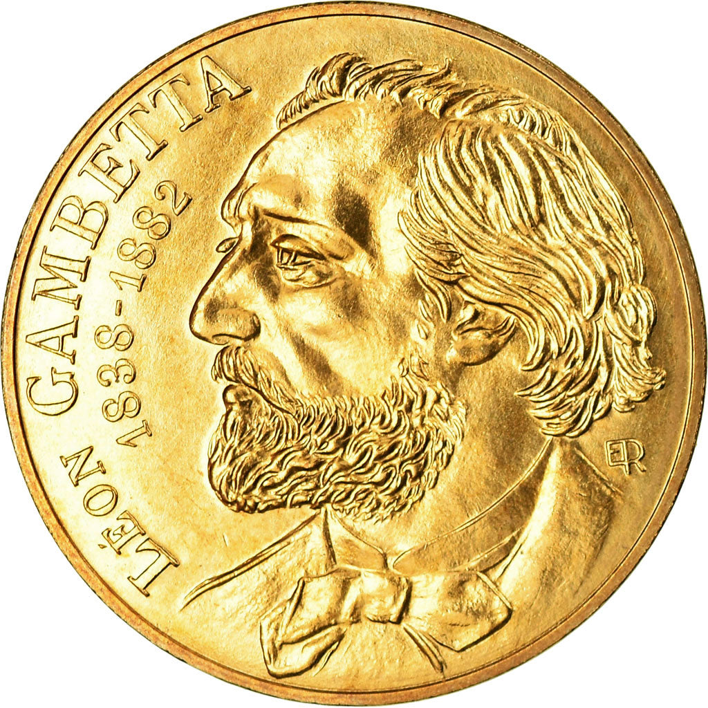 Coin, France, Gambetta, 10 Francs, 1982, Paris, MS(65-70), Nickel-Bronze