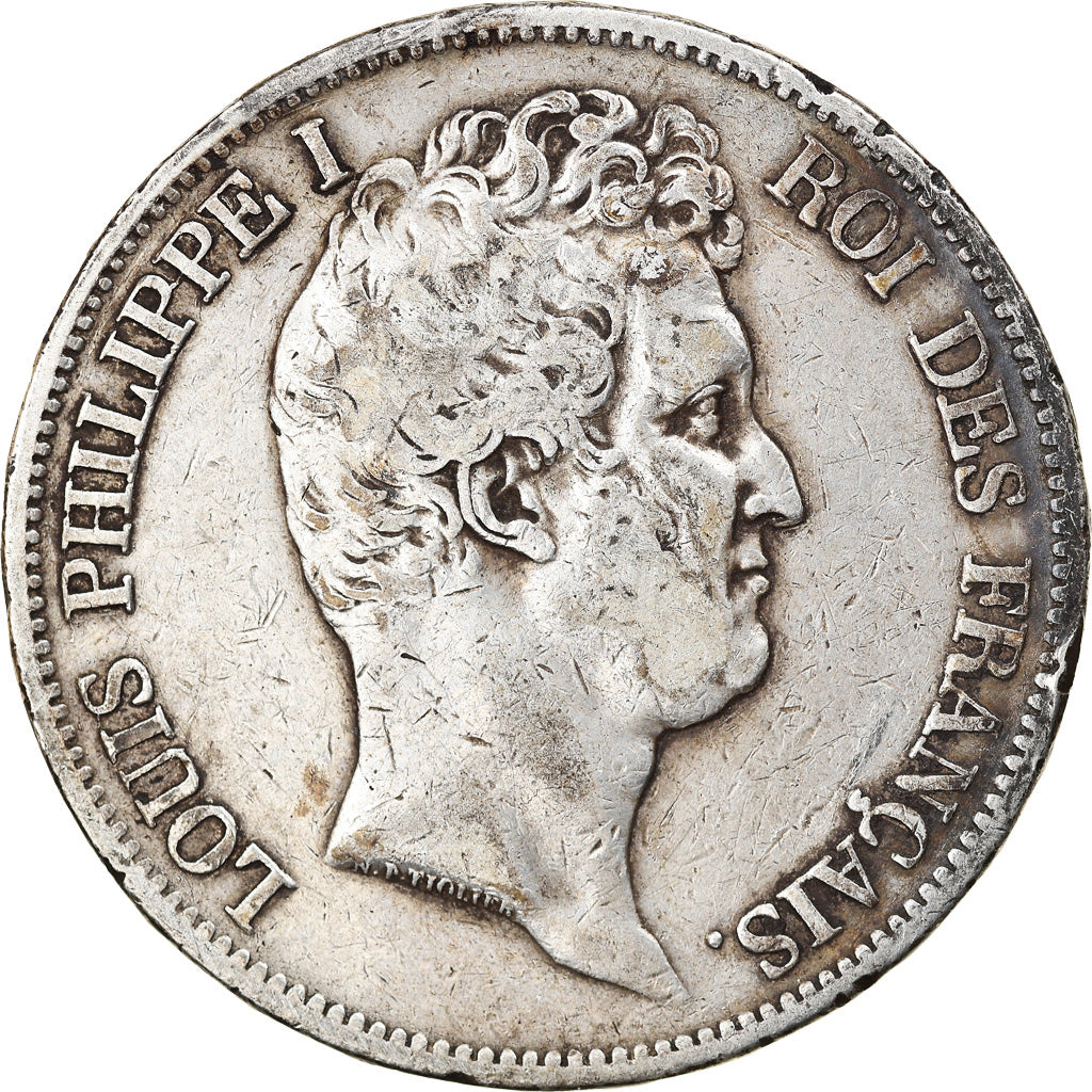 Coin, France, Louis-Philippe, 5 Francs, 1831, Paris, VF(20-25), Silver