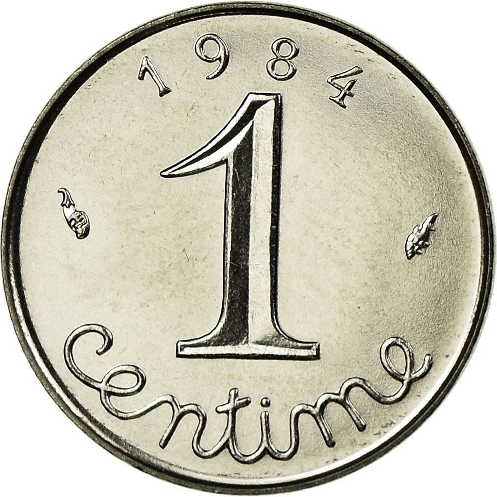 Moneta, Francia, Épi, Centime, 1984, Paris, FDC, Acciaio inossidabile, KM:928