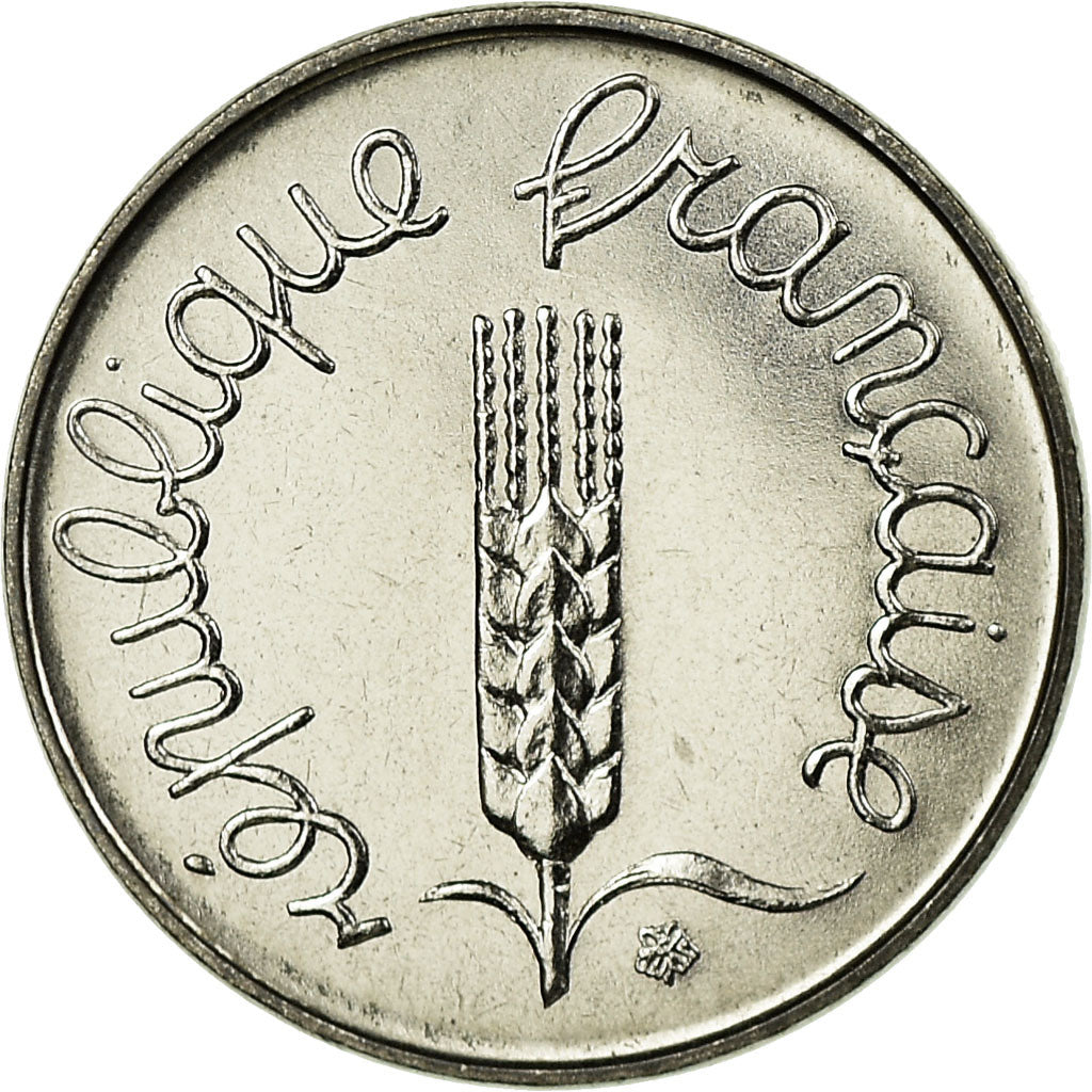 Moneta, Francja, Épi, Centime, 1985, Paris, MS(65-70), Stal nierdzewna, KM:928