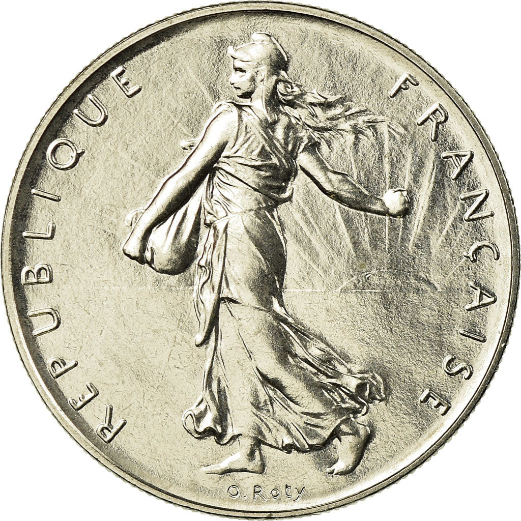 Coin, France, Semeuse, Franc, 1983, Paris, MS(65-70), Nickel, KM:925.1