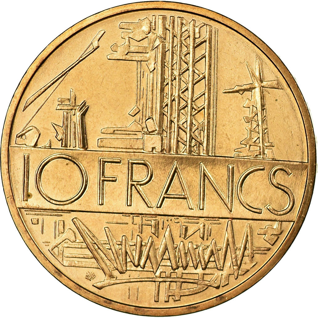 Munten, Frankrijk, Mathieu, 10 Francs, 1983, Paris, FDC, Nickel-brass, KM:940