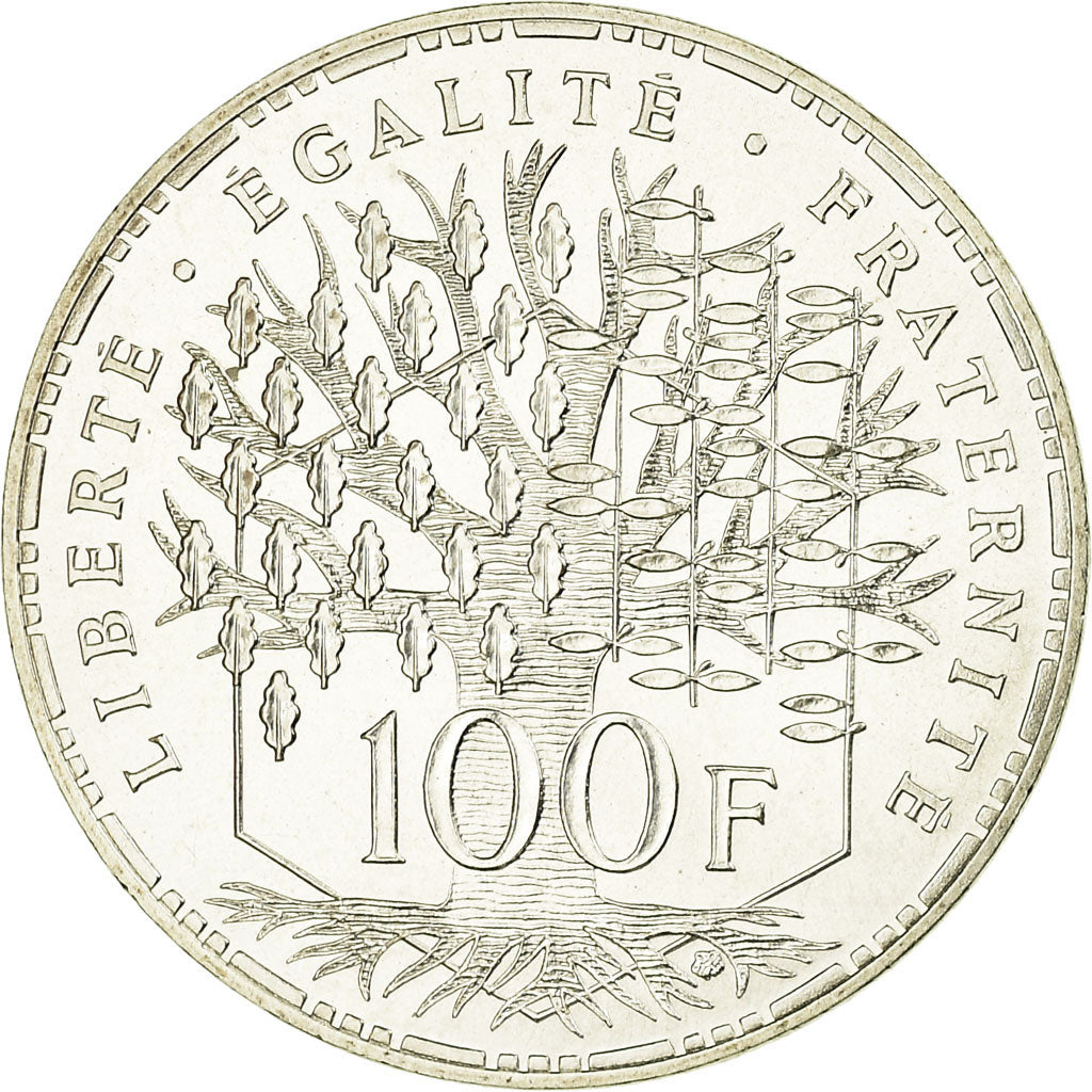 Monnaie, France, Panthéon, 100 Francs, 1983, Paris, FDC, Argent, Gadoury:898