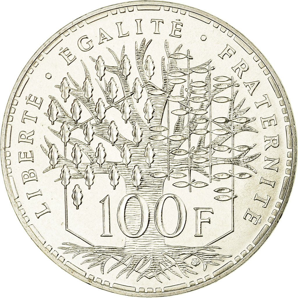 Coin, France, Panthéon, 100 Francs, 1984, Paris, MS(65-70), Silver, KM:951.1