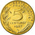 Moneda, Francia, Marianne, 5 Centimes, 1987, Paris, FDC, Aluminio - bronce