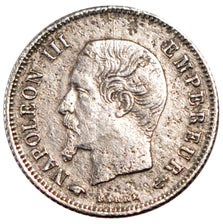 FRANCE, Napoléon III, 20 Centimes, 1859, Paris, KM #778.1, EF(40-45), Silver, 15