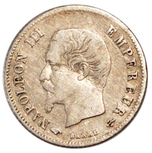 FRANCE, Napoléon III, 20 Centimes, 1859, Paris, KM #778.1, VF(30-35), Silver, 15