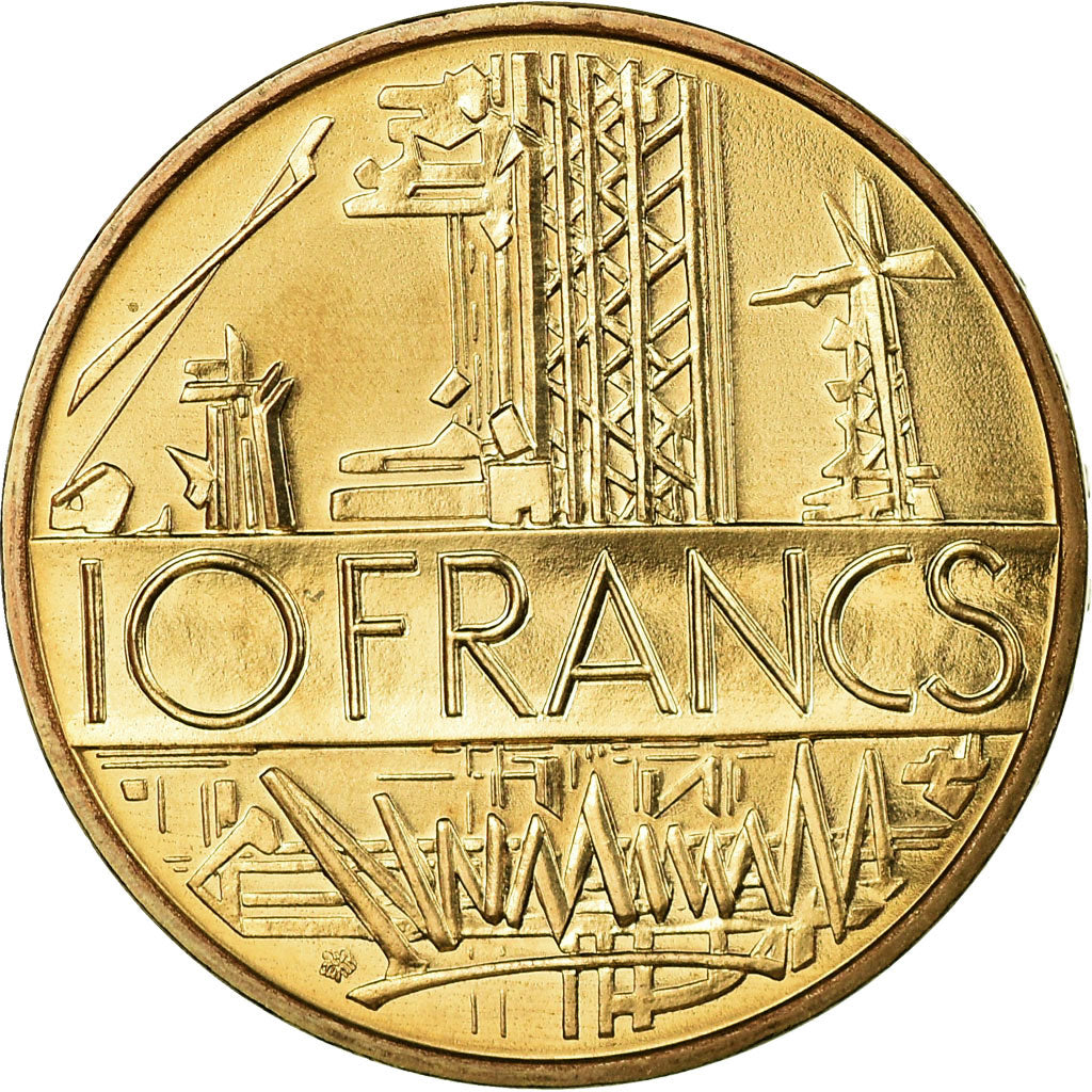 Coin, France, Mathieu, 10 Francs, 1987, Paris, MS(65-70), Nickel-brass, KM:940