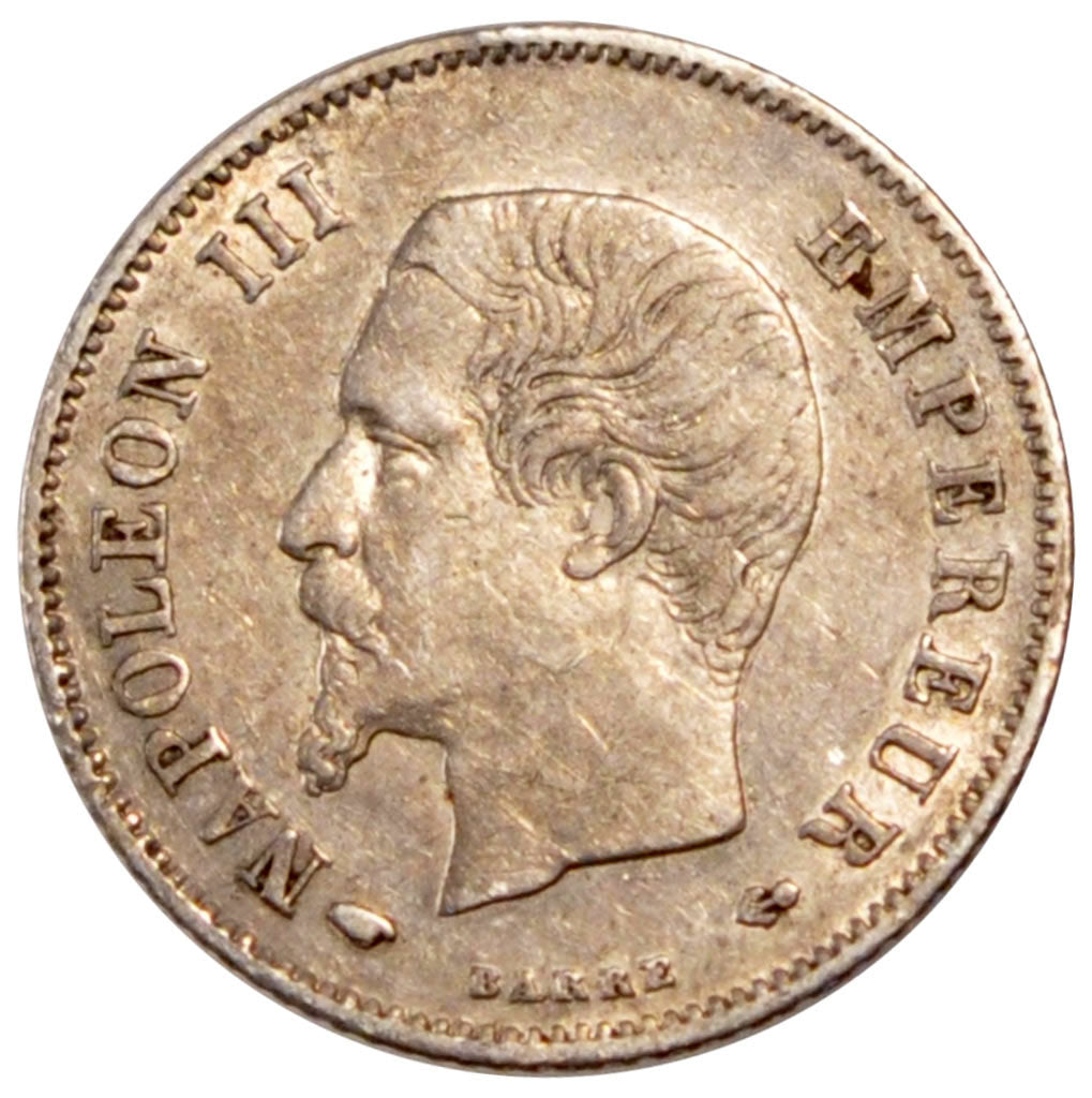 FRANCE, Napoléon III, 20 Centimes, 1856, Paris, KM #778.1, EF(40-45), Silver, 15