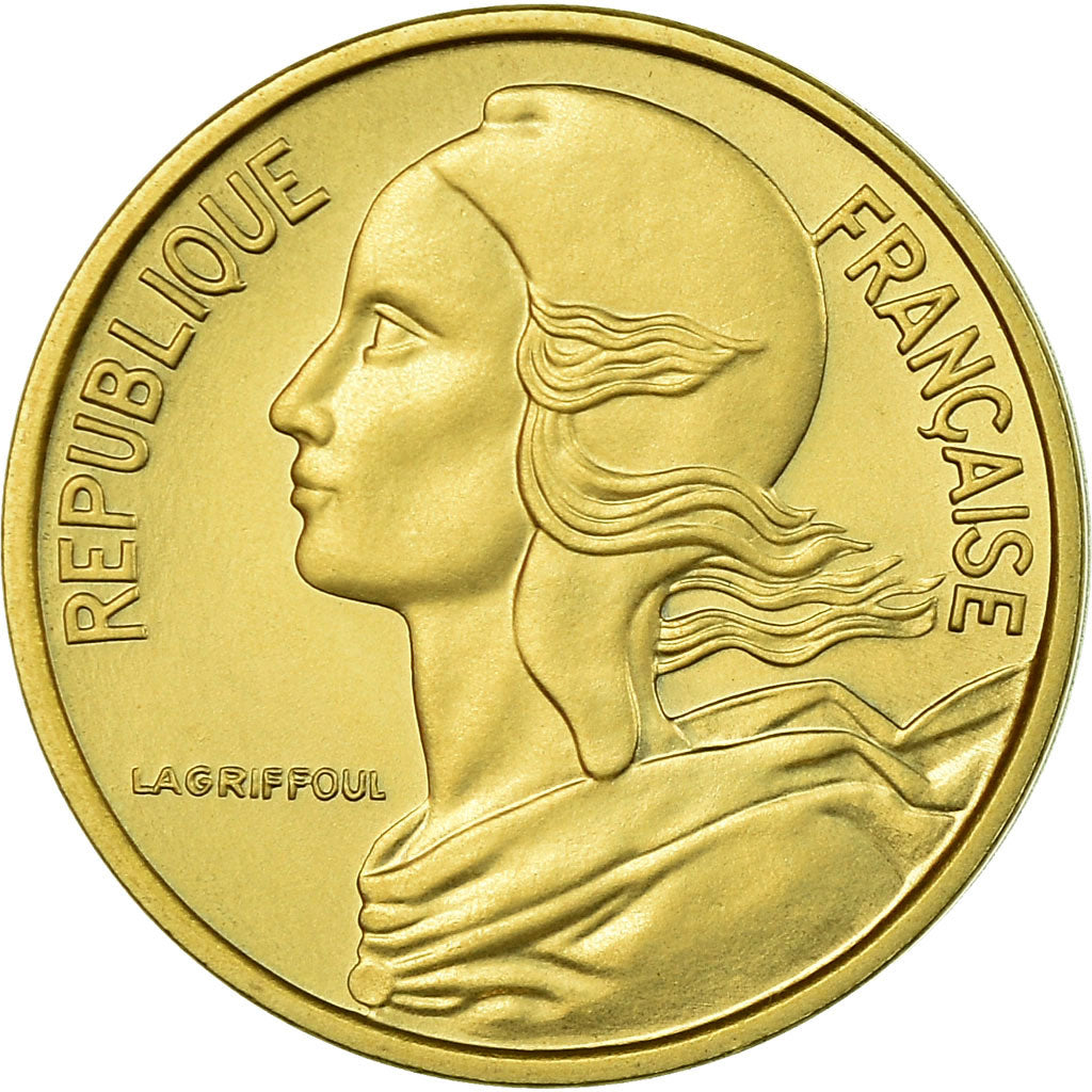 Coin, France, Marianne, 5 Centimes, 1975, Paris, MS(65-70), Aluminum-Bronze