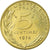 Moneda, Francia, Marianne, 5 Centimes, 1975, Paris, FDC, Aluminio - bronce