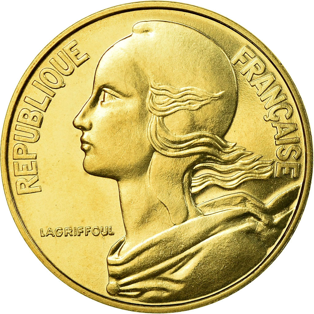 Coin, France, Marianne, 20 Centimes, 1974, Paris, MS(65-70), Aluminum-Bronze