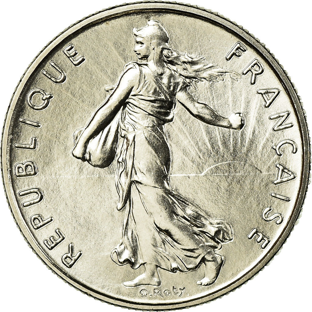 Monnaie, France, Semeuse, 1/2 Franc, 1974, Paris, FDC, Nickel, Gadoury:429