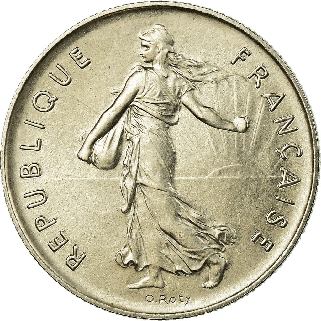Monnaie, France, Semeuse, 5 Francs, 1975, Paris, FDC, Nickel Clad Copper-Nickel