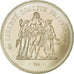 Coin, France, Hercule, 50 Francs, 1975, Paris, MS(65-70), Silver, KM:941.1