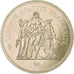 Coin, France, Hercule, 50 Francs, 1976, Paris, MS(65-70), Silver, KM:941.1