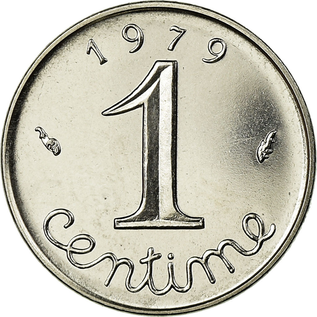 Moneta, Francia, Épi, Centime, 1979, Paris, FDC, Acciaio inossidabile, KM:928