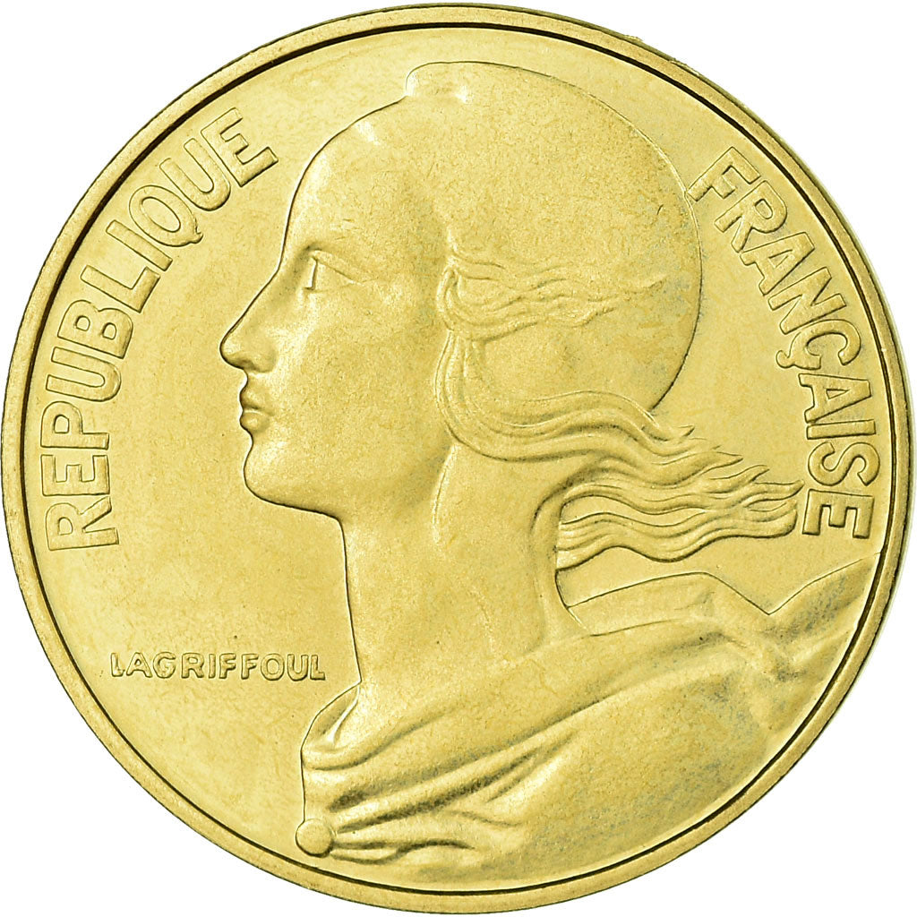 Munten, Frankrijk, Marianne, 20 Centimes, 1979, Paris, FDC, Aluminum-Bronze