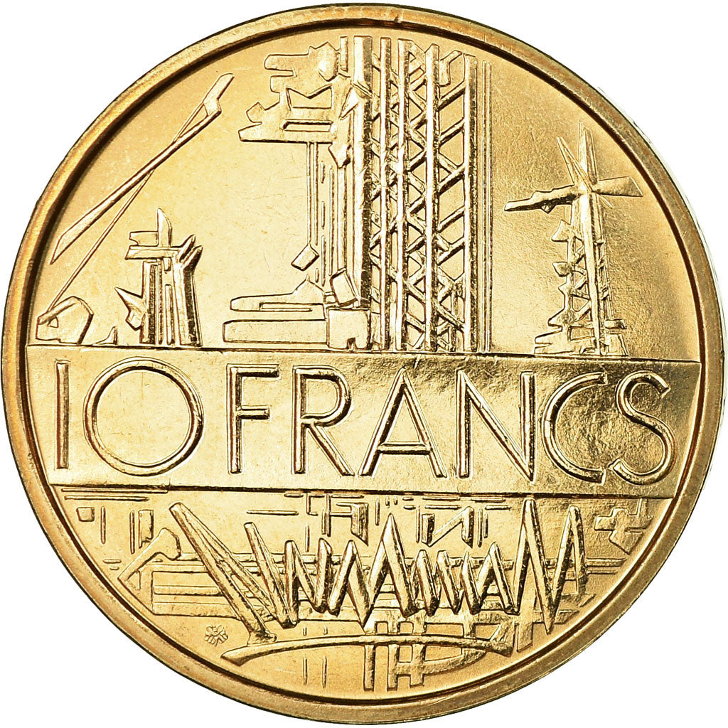 Coin, France, Mathieu, 10 Francs, 1979, Paris, MS(65-70), Nickel-brass, KM:940