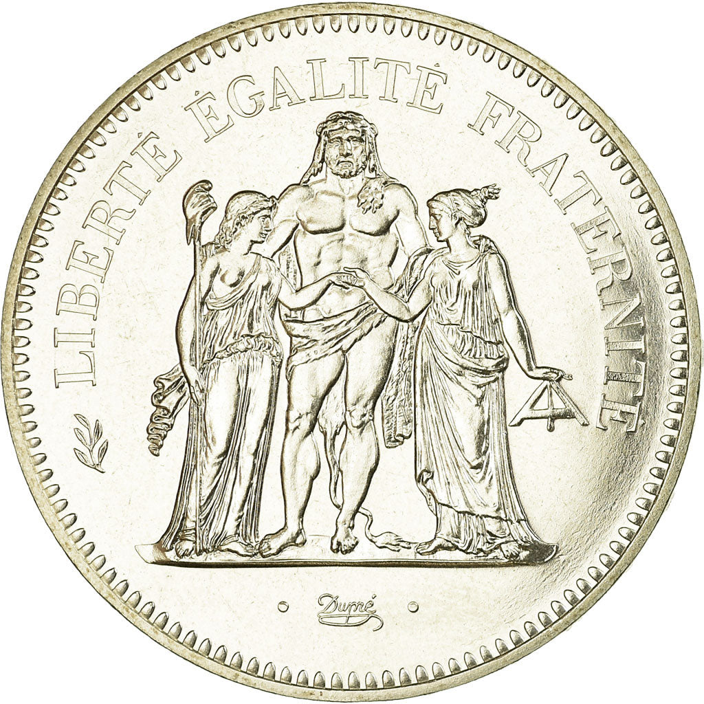 Coin, France, Hercule, 50 Francs, 1979, Paris, MS(65-70), Silver, KM:941.1