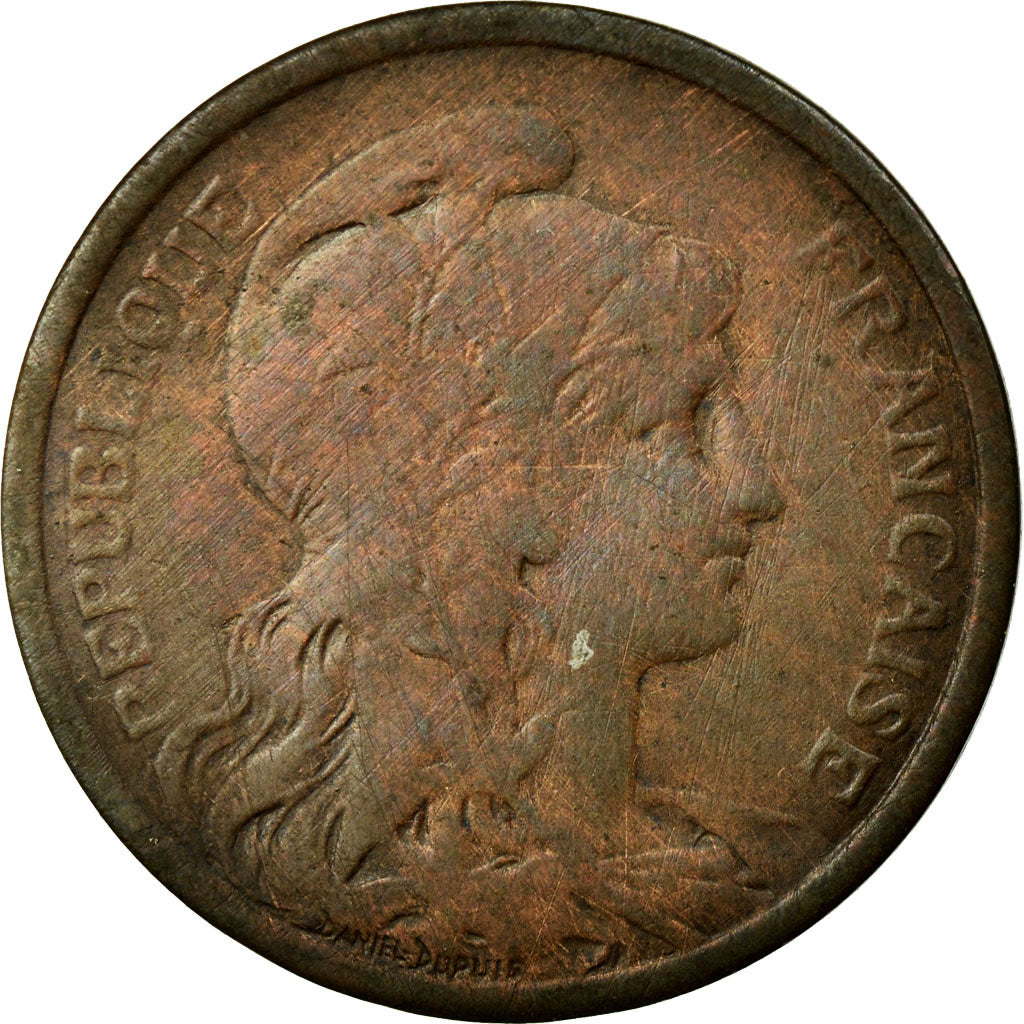 Coin, France, Dupuis, 2 Centimes, 1907, VF(30-35), Bronze, Gadoury:107