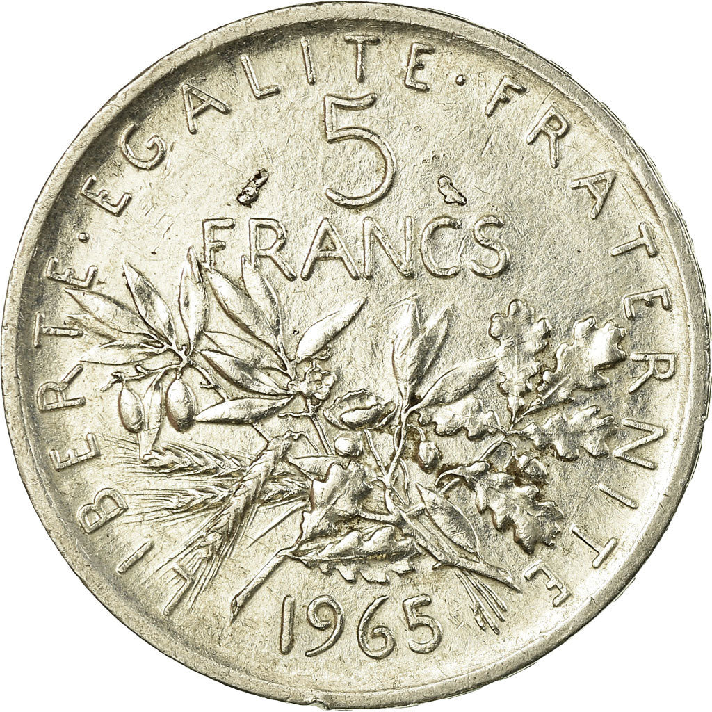 Monnaie, France, Semeuse, 5 Francs, 1965, Paris, FDC, Argent, Gadoury:770