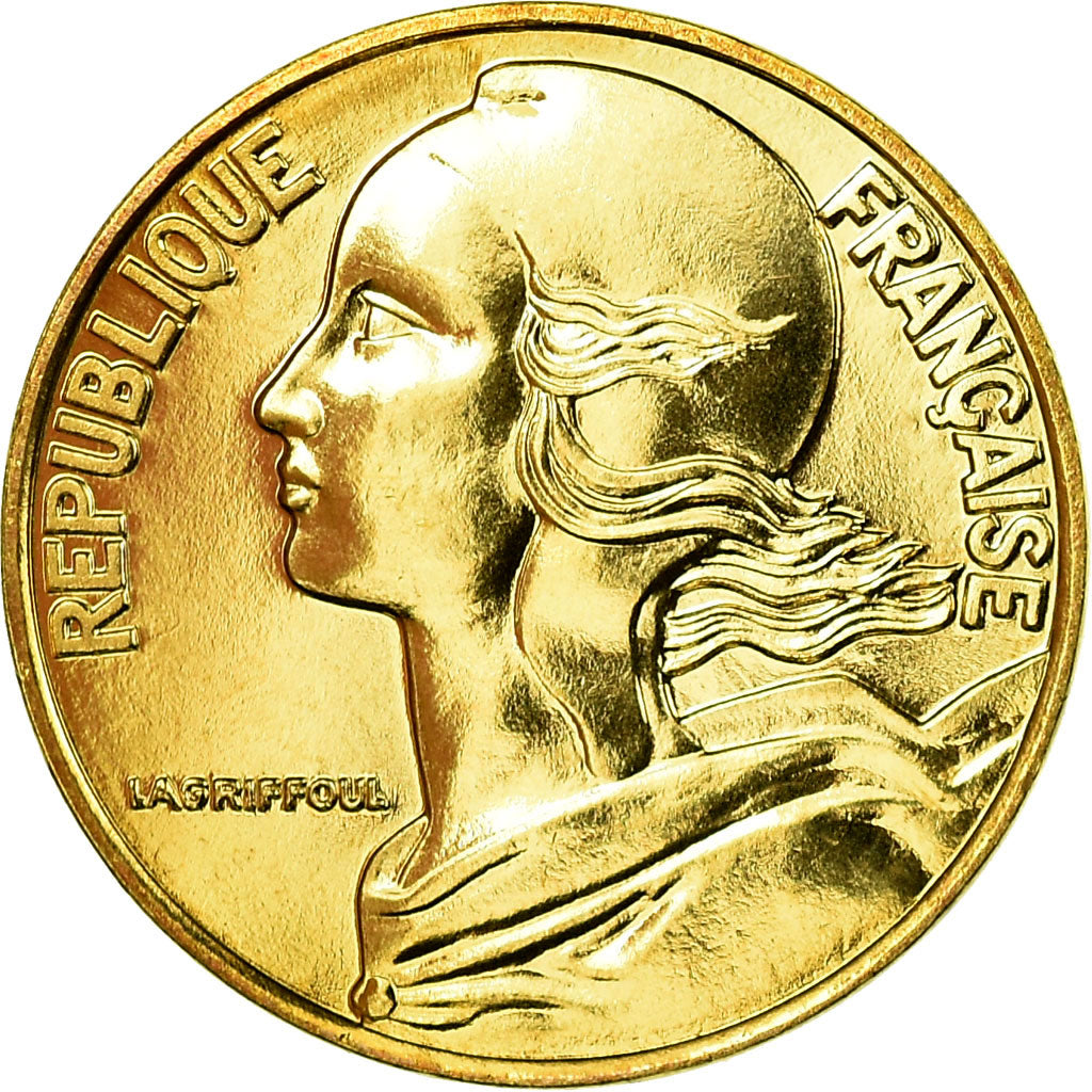 Coin, France, Marianne, 5 Centimes, 1995, Paris, MS(65-70), Aluminum-Bronze