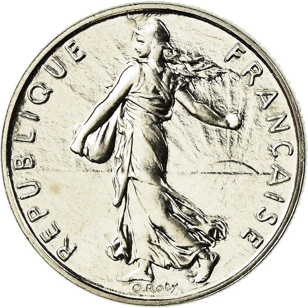 Coin, France, Semeuse, 1/2 Franc, 1995, Paris, MS(65-70), Nickel, KM:931.1