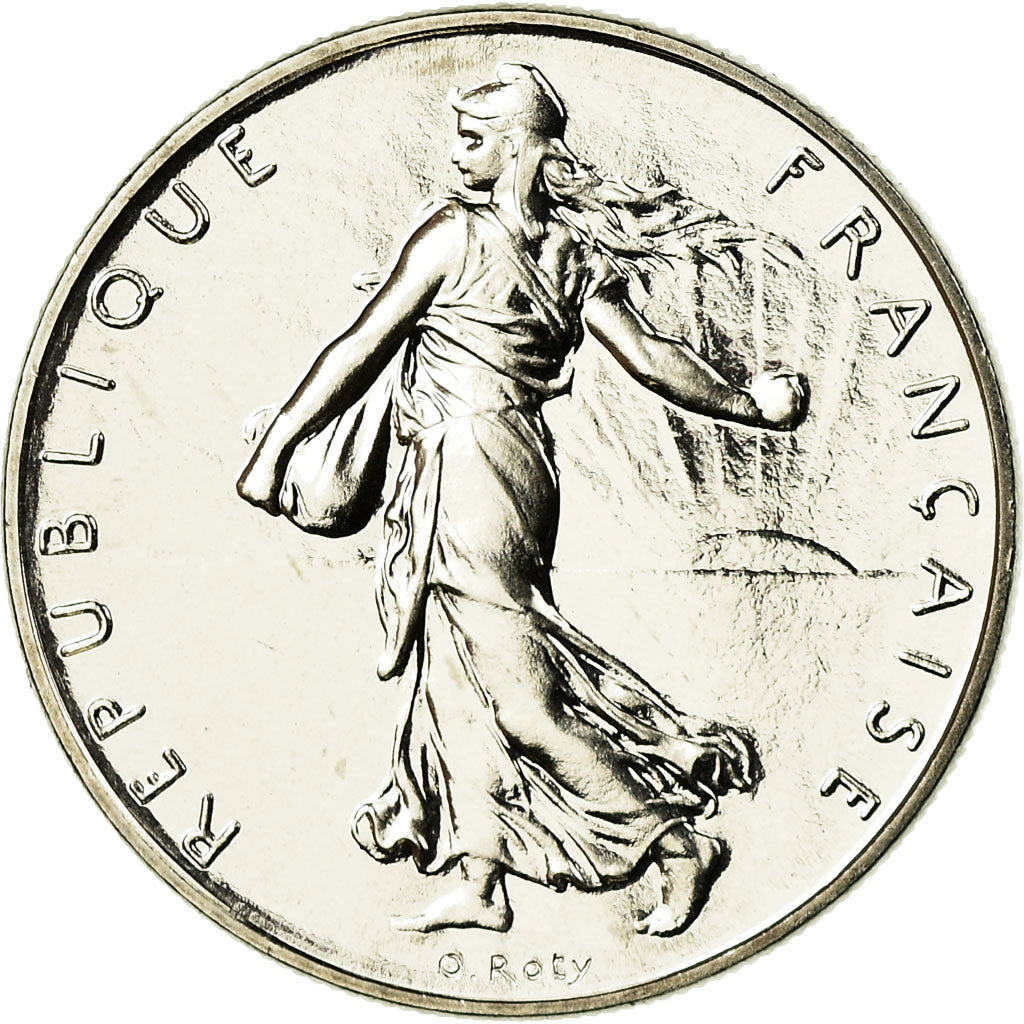 Coin, France, Semeuse, Franc, 1995, Paris, MS(65-70), Nickel, KM:925.1