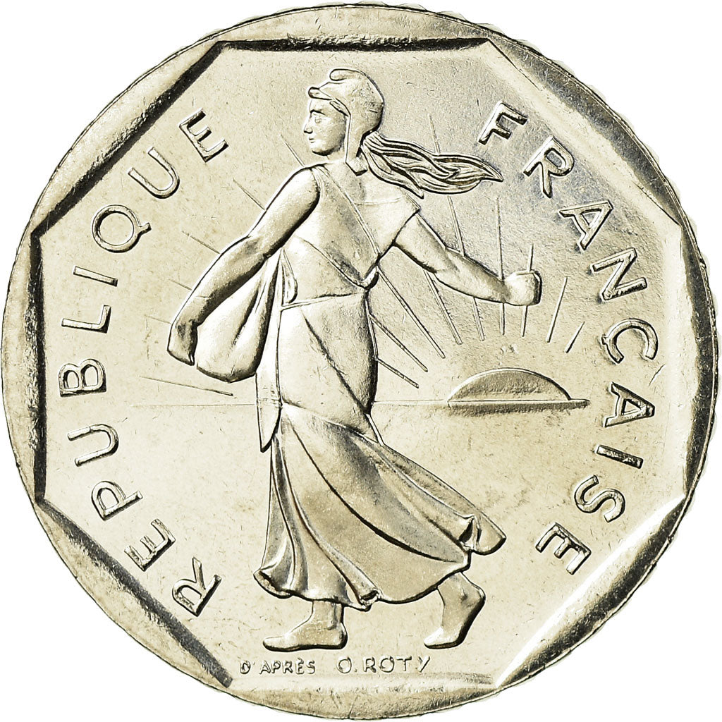 Coin, France, Semeuse, 2 Francs, 1996, Paris, MS(65-70), Nickel, KM:942.1