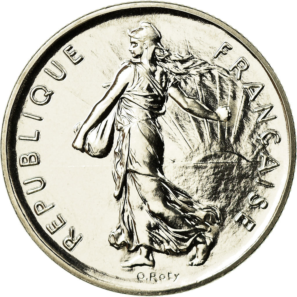 Münze, Frankreich, Semeuse, 5 Francs, 1995, Paris, STGL, Nickel Clad